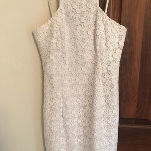 Lily Pulitzer white graduation dress